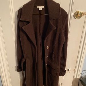 Susan Bristol brown wool jacket.  Gently worn.  Six 0